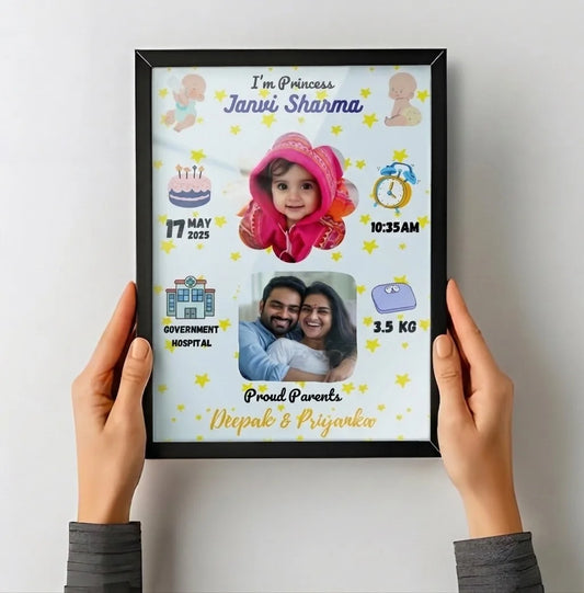 Baby Birth Frame - Design 2